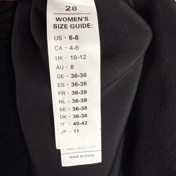 Lillysilk Black Elastic Waist Silk Jogger - Picture 10 of 11